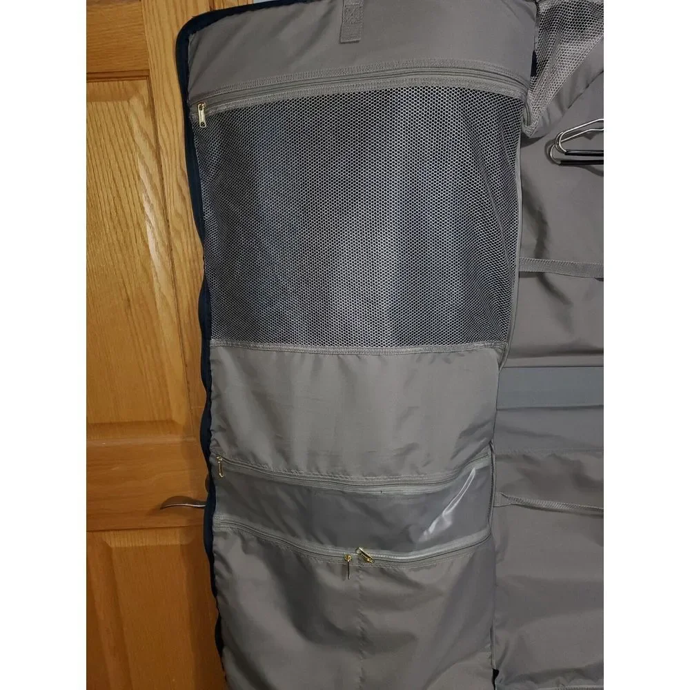 Protocol Professional Travel Closet Suits Dresses Garment Bag Luggage‎ Blue